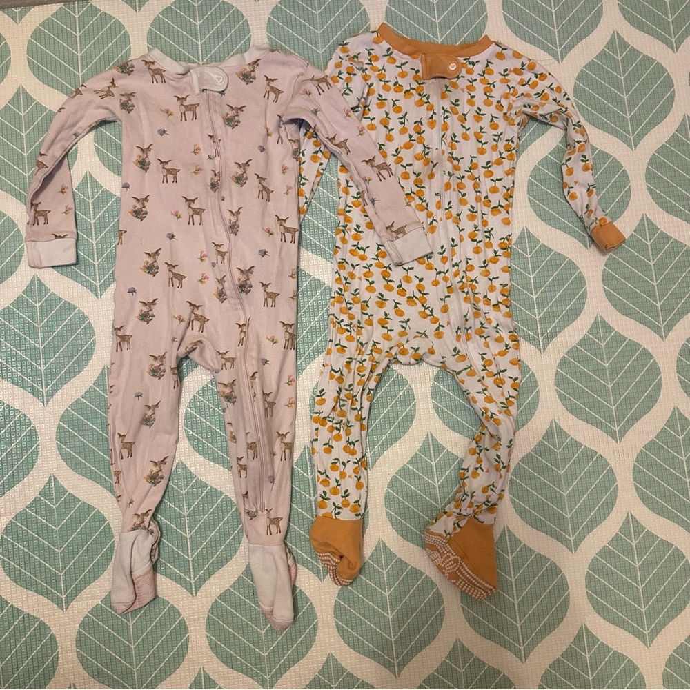 (2) Burts Bees zipper Panamas